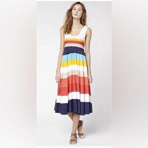 Lacoste Multicolor Striped Maxi Dress